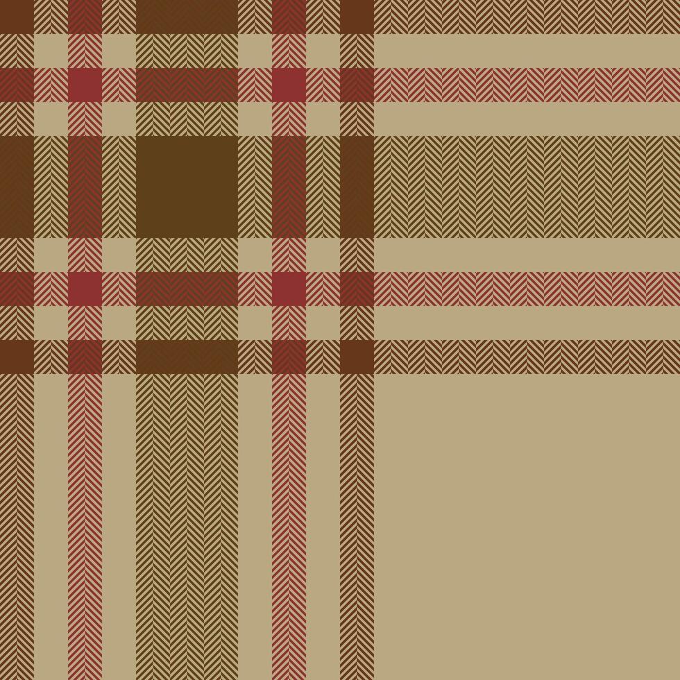 Plaid check pattern. Seamless fabric texture. Tartan textile print. vector