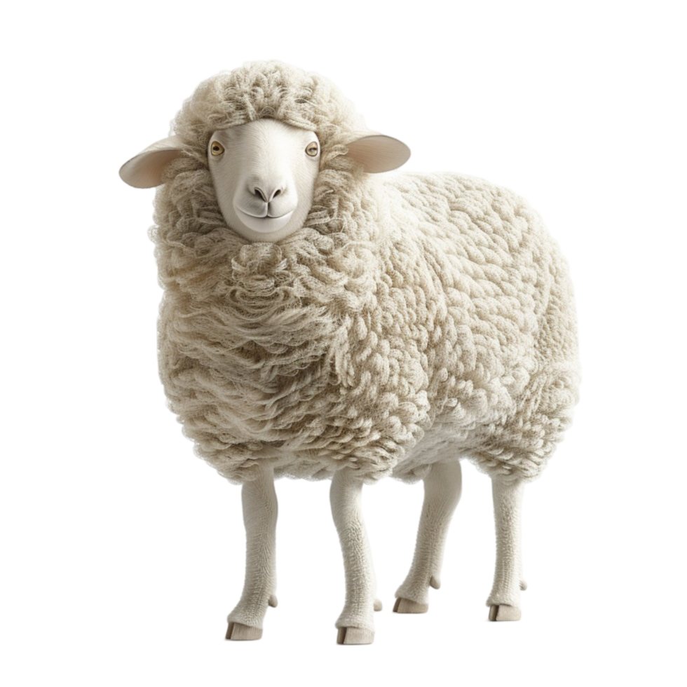 Sheep on a transparent background png