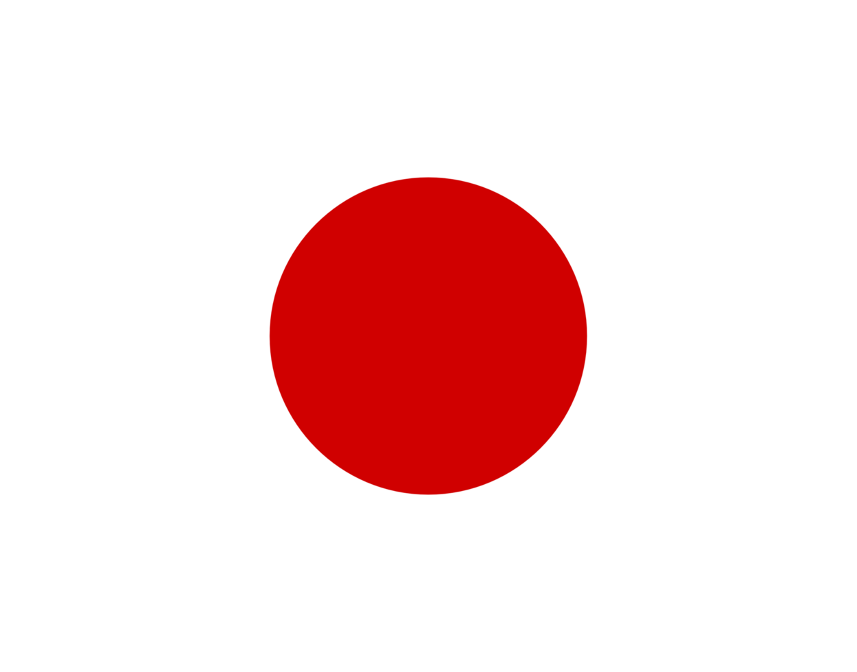 Illustration of the national flag of Japan png