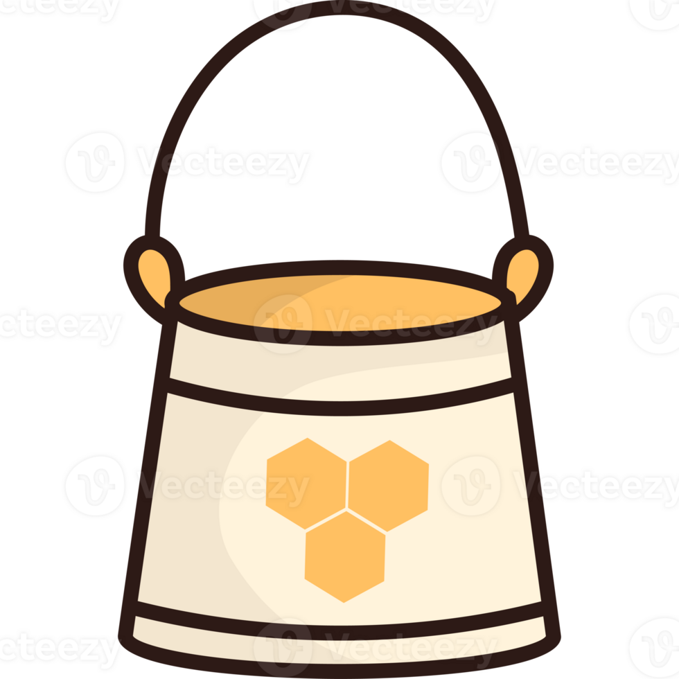 Bucket of honey png