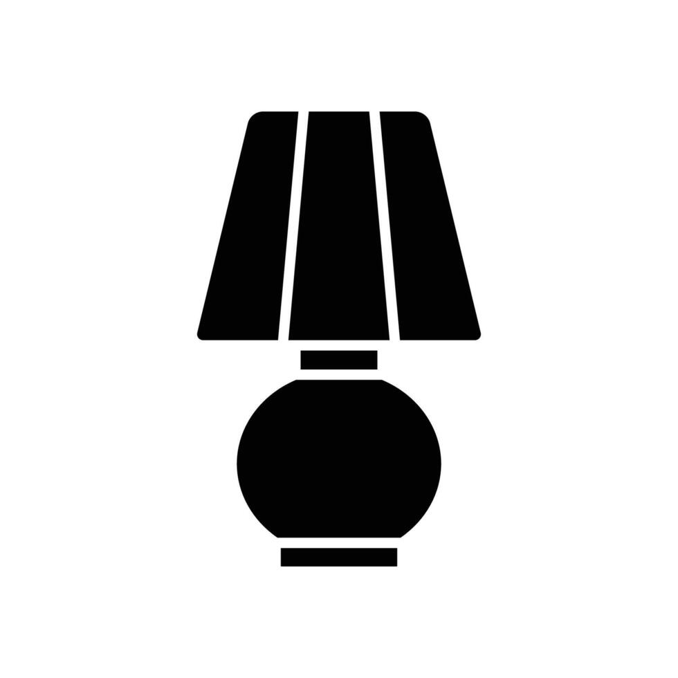 table lamp icon design template simple and clean vector