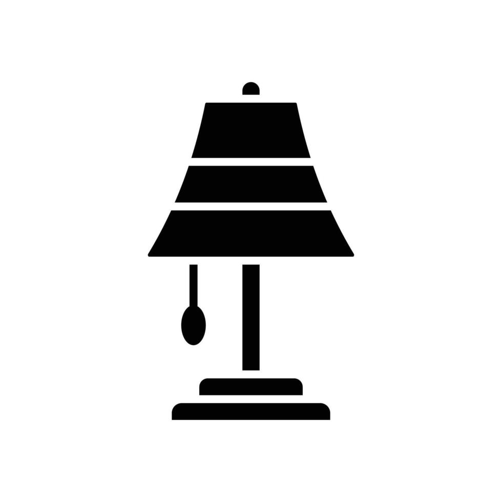 table lamp icon design template simple and clean vector