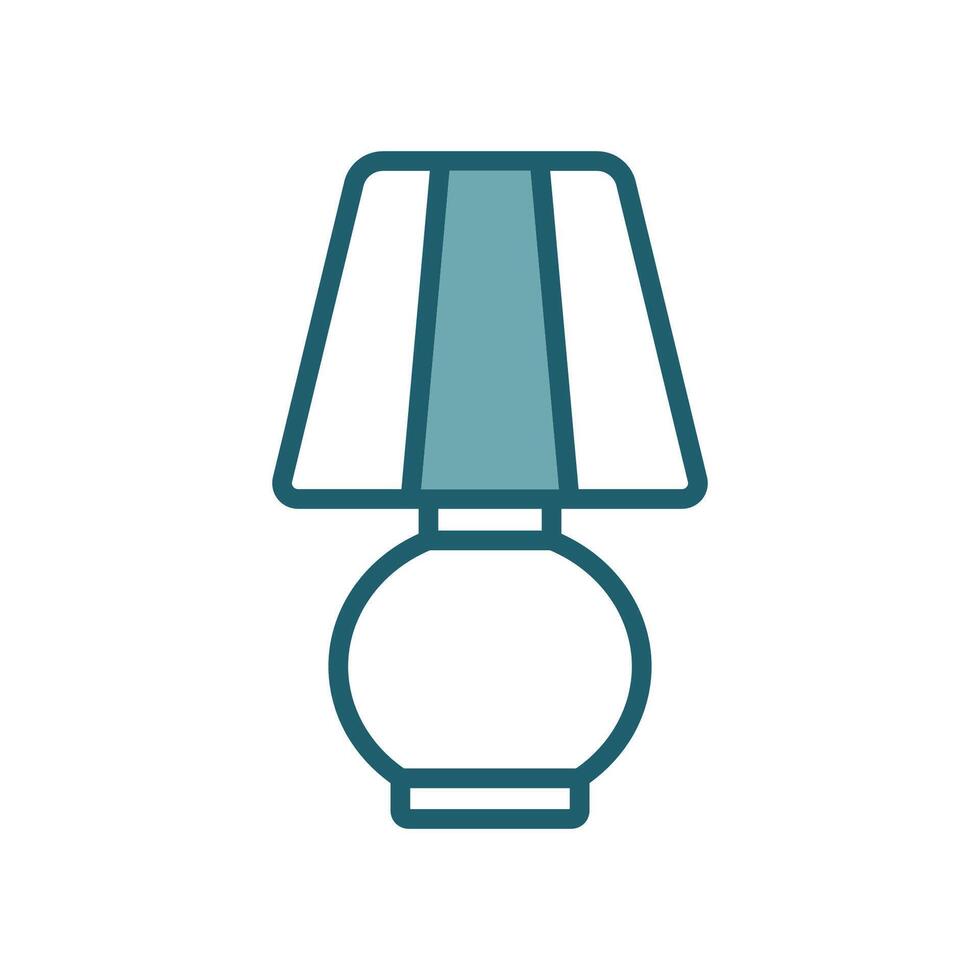 table lamp icon design template simple and clean vector