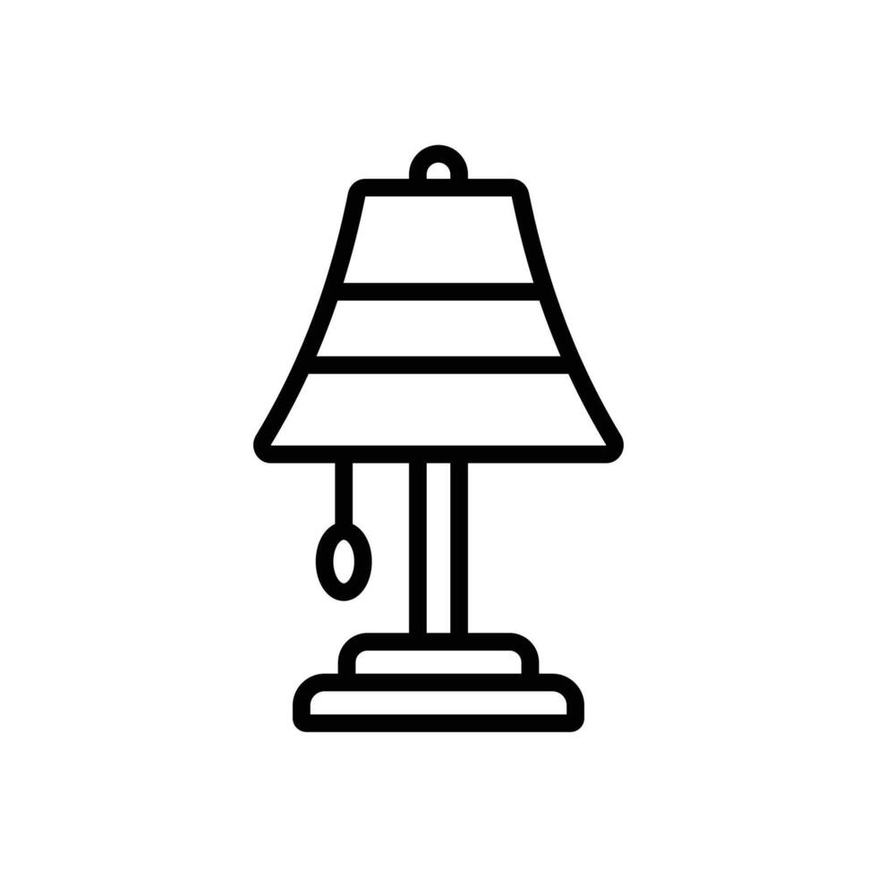 table lamp icon design template simple and clean vector