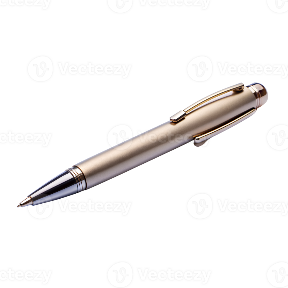 Isolated Ballpoint Pen Engineered for Smooth Writing on Clear Backdrop png