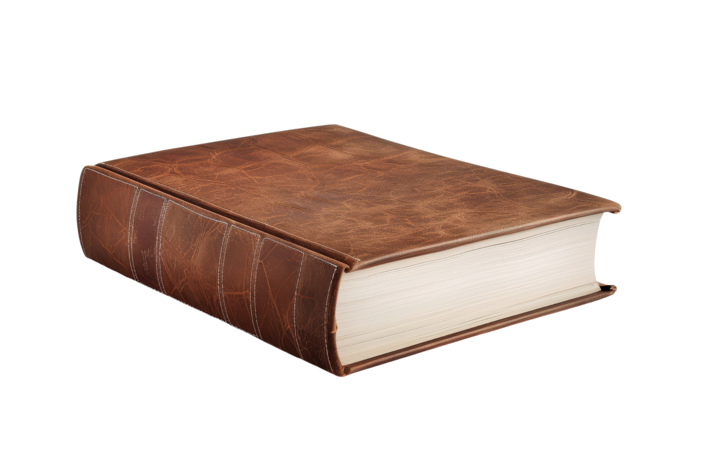 Old leather bound book png