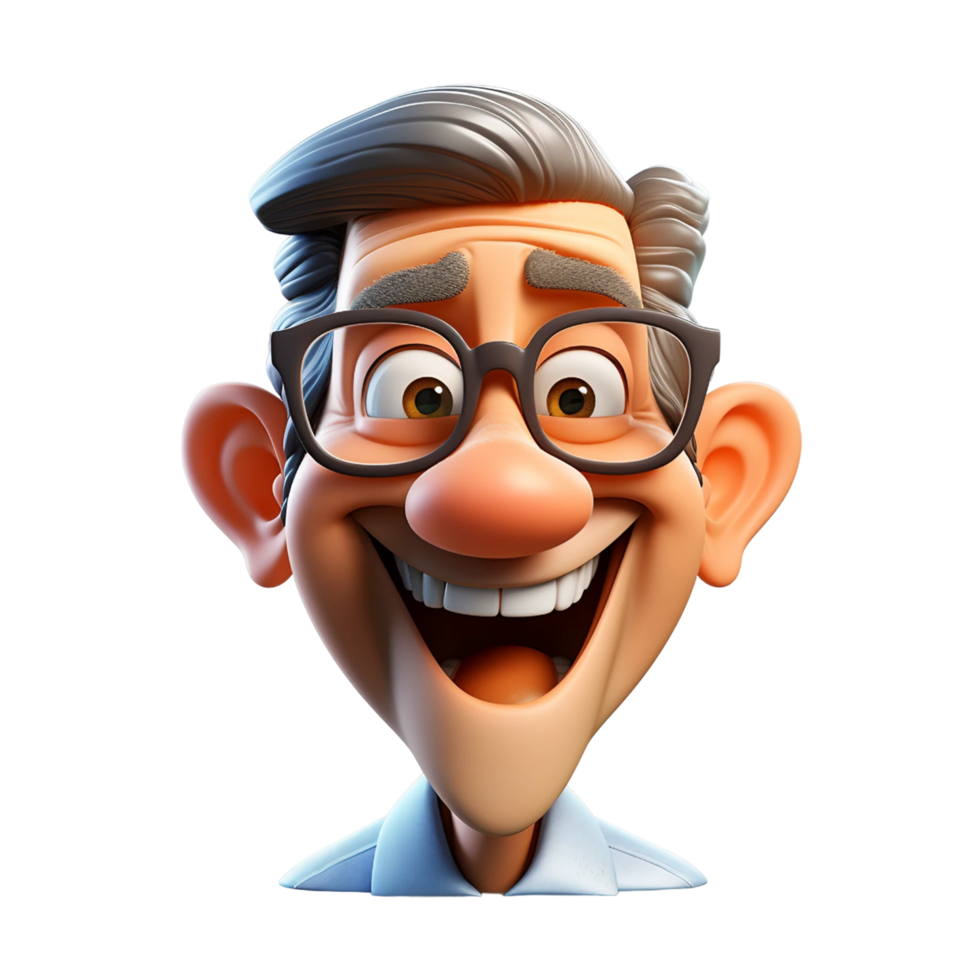 Tan 2d cartoon illustration on transparent background png