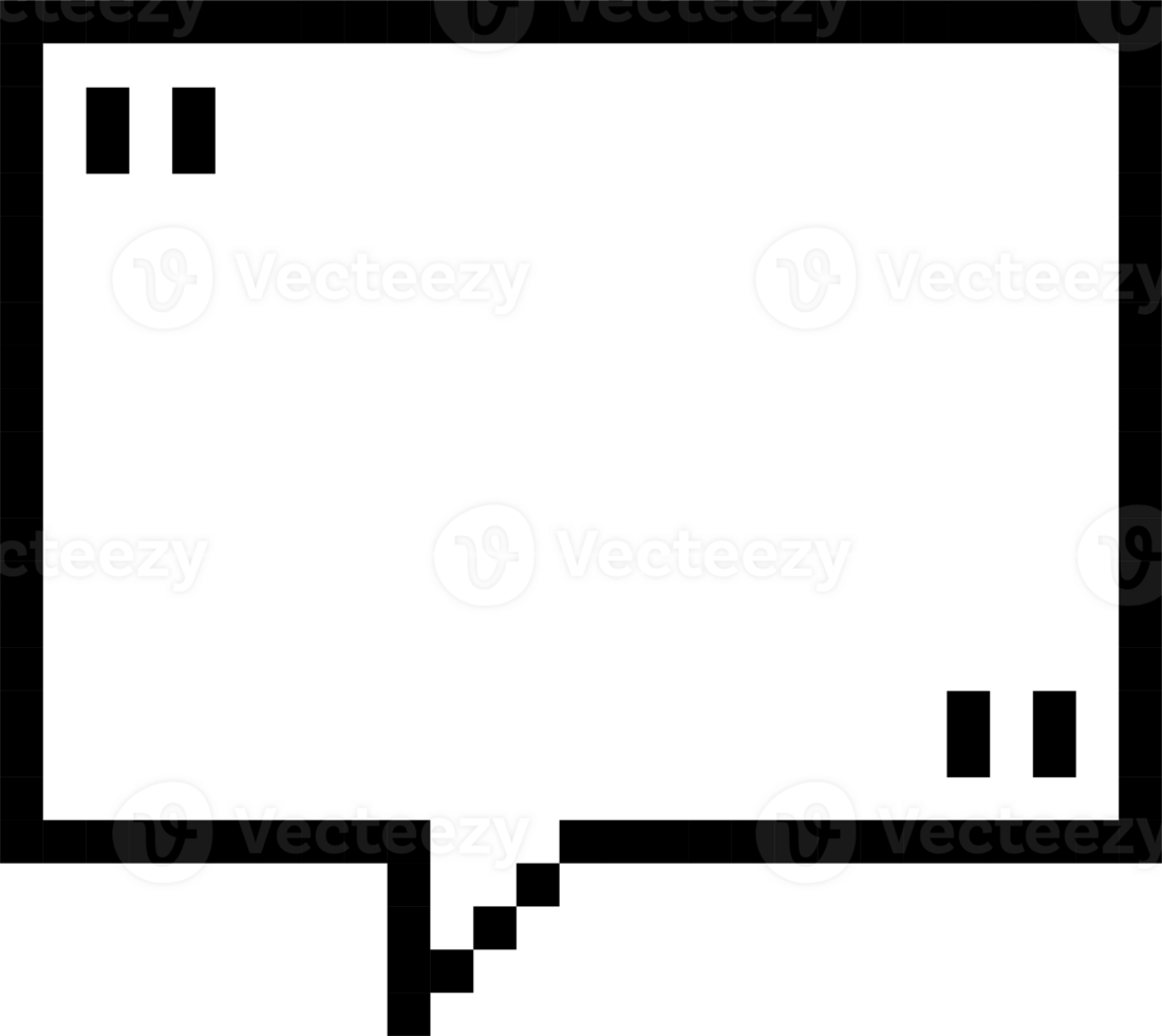 8bit retro game pixel speech bubble balloon icon sticker memo keyword planner text box banner png