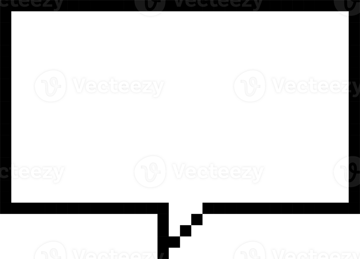 8bit retro game pixel speech bubble balloon icon sticker memo keyword planner text box banner png