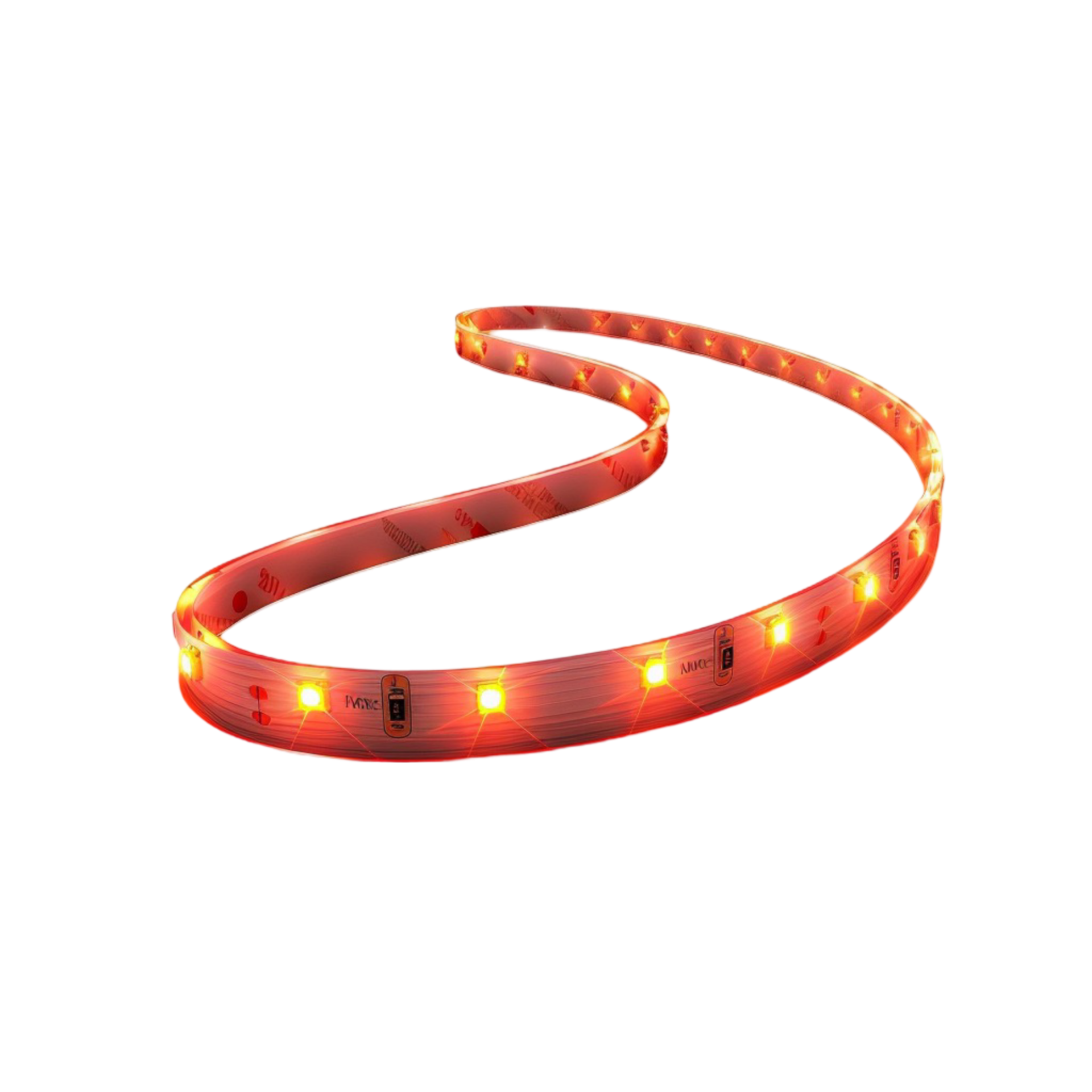 a strip of red led lights 46013811 PNG