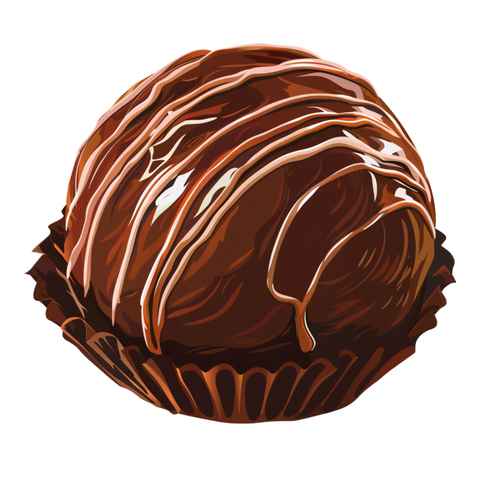 Charming Flat Illustration of Isolated Dessert Sweet - Confectionery Delight Art png