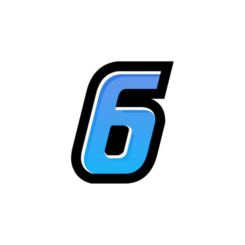 3D number illustration png
