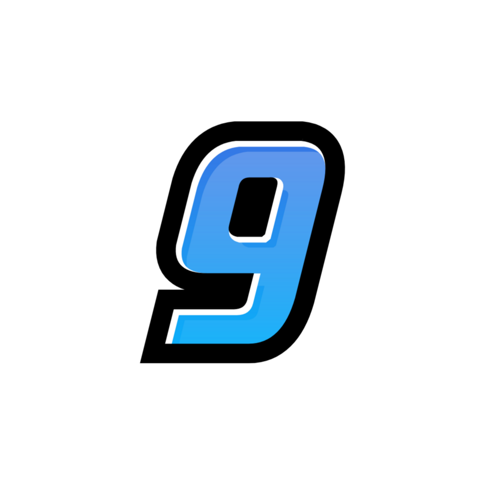 3D number illustration png