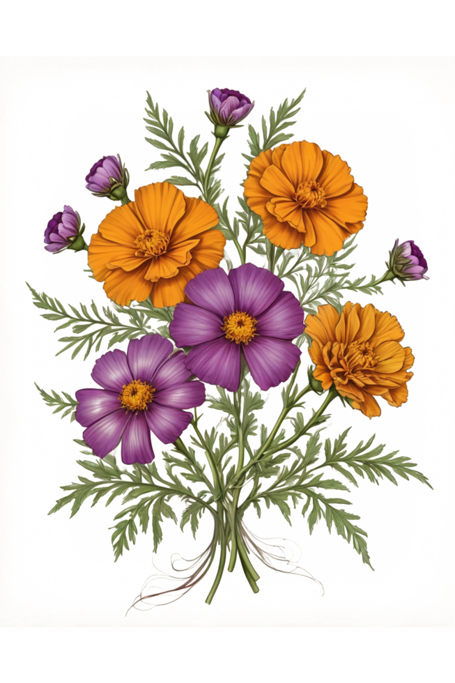 flowers with ornamental png