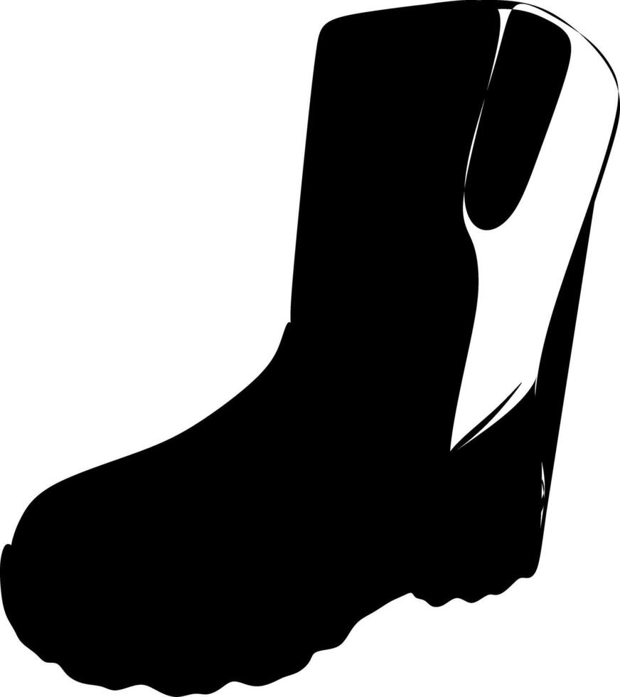 a black and white silhouette of shoes vector