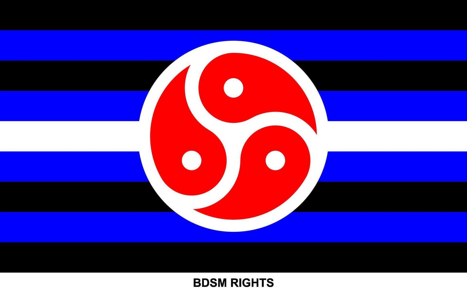 bandera de bdsm derechos, bdsm derechos bandera vector