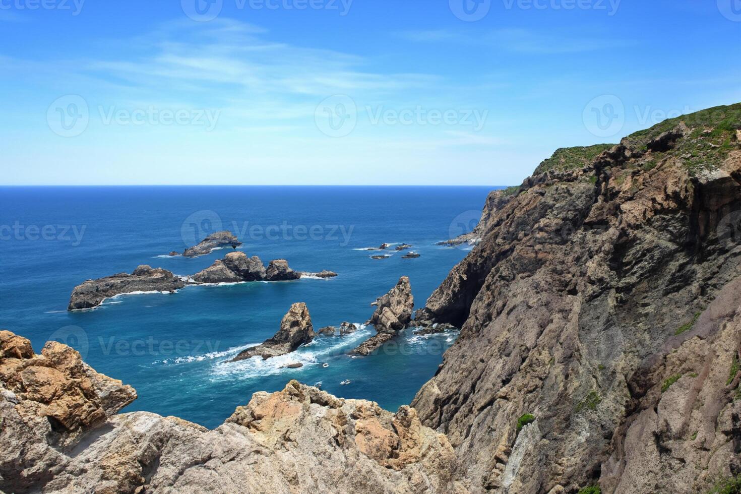 Exploring the Beauty of Majestic Cliffs, Nature's Impressive Coastal Formations photo