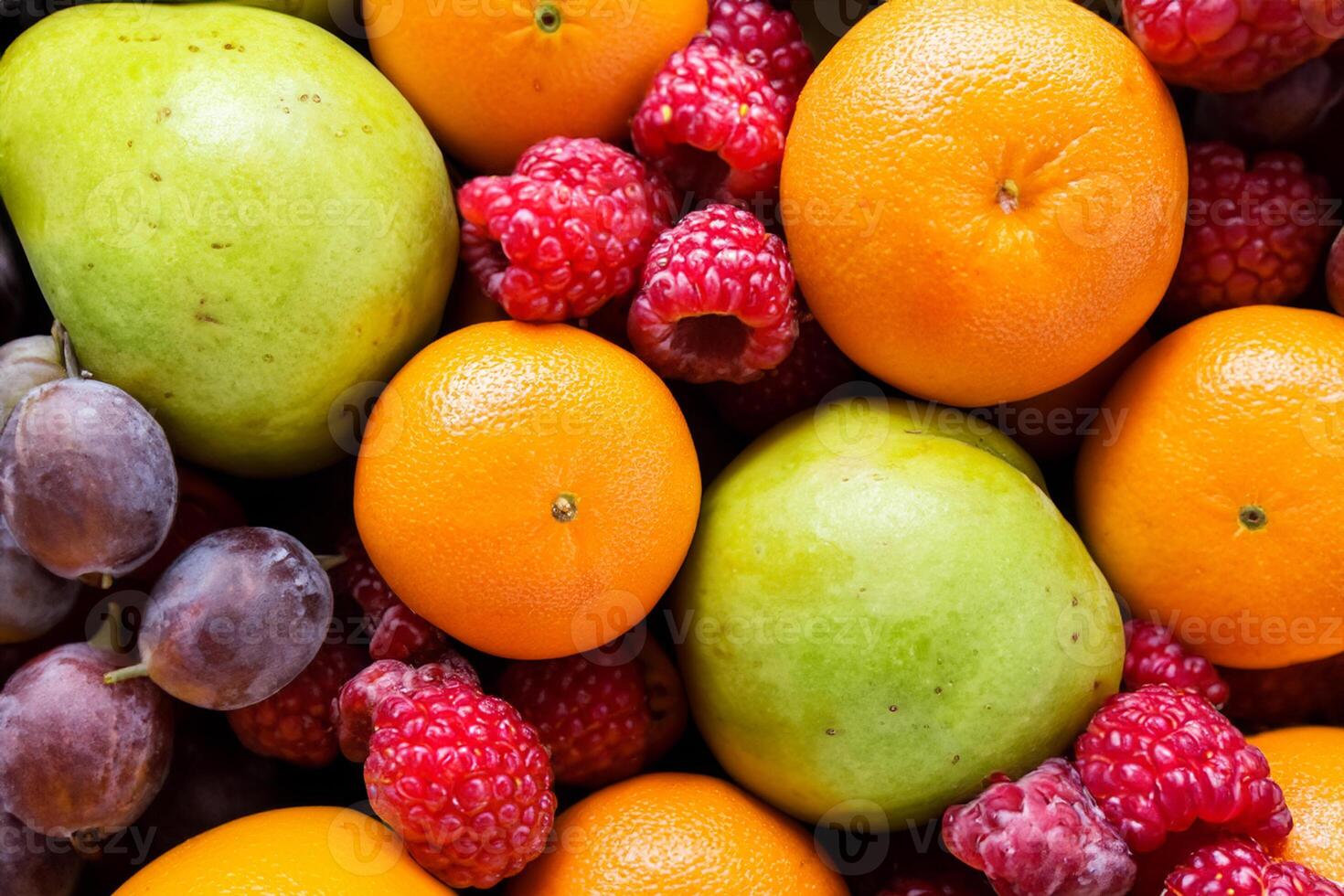 Beautiful Tropical Fruits Background A Luscious Display of Nature's Bounty, Featuring an Abundance of Colorful and Exotic Fruits Against a Vibrant and Refreshing Backdrop photo
