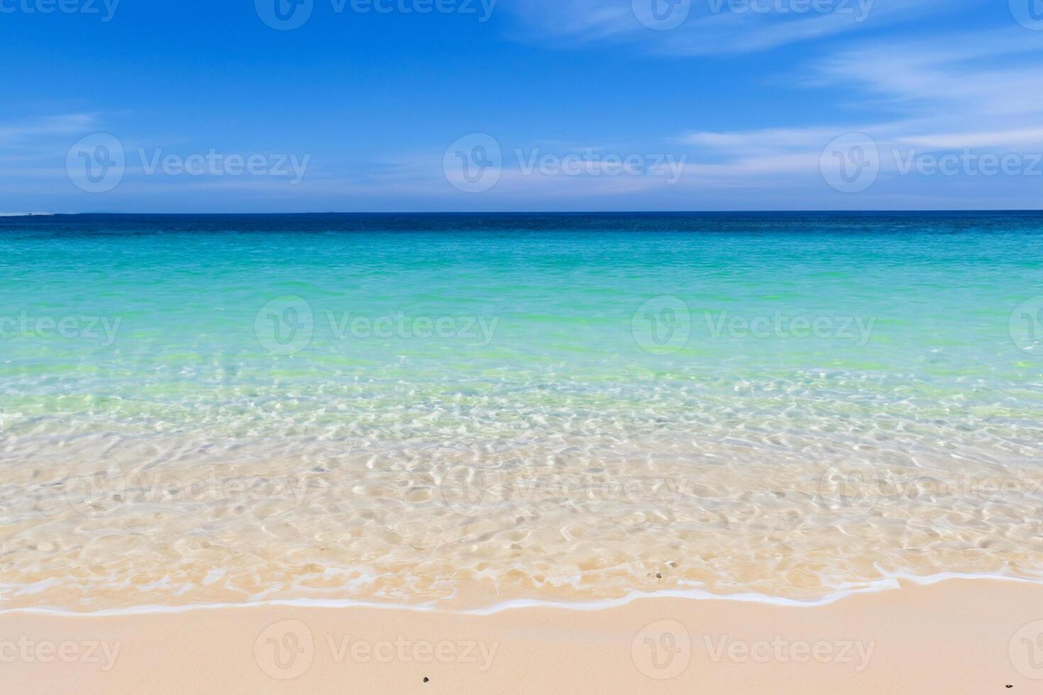 Beautiful Waves and Sands A Mesmerizing Display of Nature's Harmony, Where Crystal Clear Waters Meet Soft Golden Sands, Creating a Serene and Captivating Seascape That Enchants the Soul photo