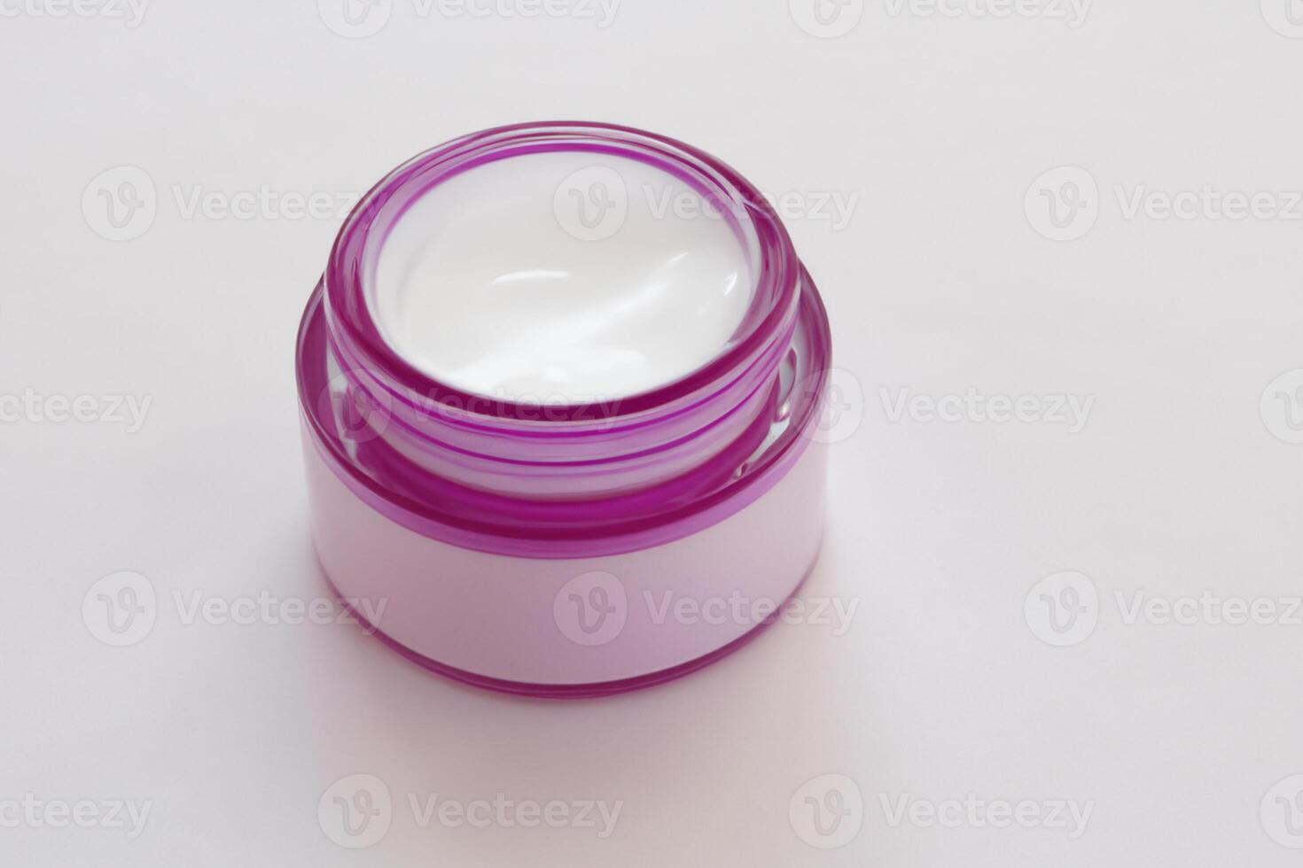 The beautiful mockup showcases good cosmetic packaging for cream containers, emphasizing future cosmetic innovations. photo