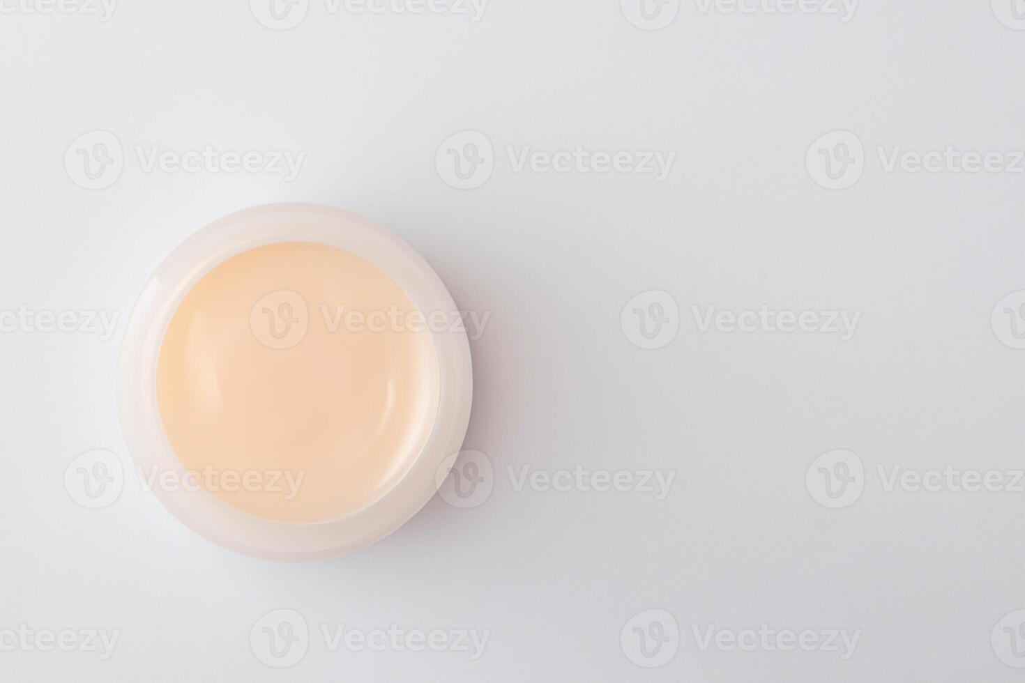 The beautiful mockup showcases good cosmetic packaging for cream containers, emphasizing future cosmetic innovations. photo