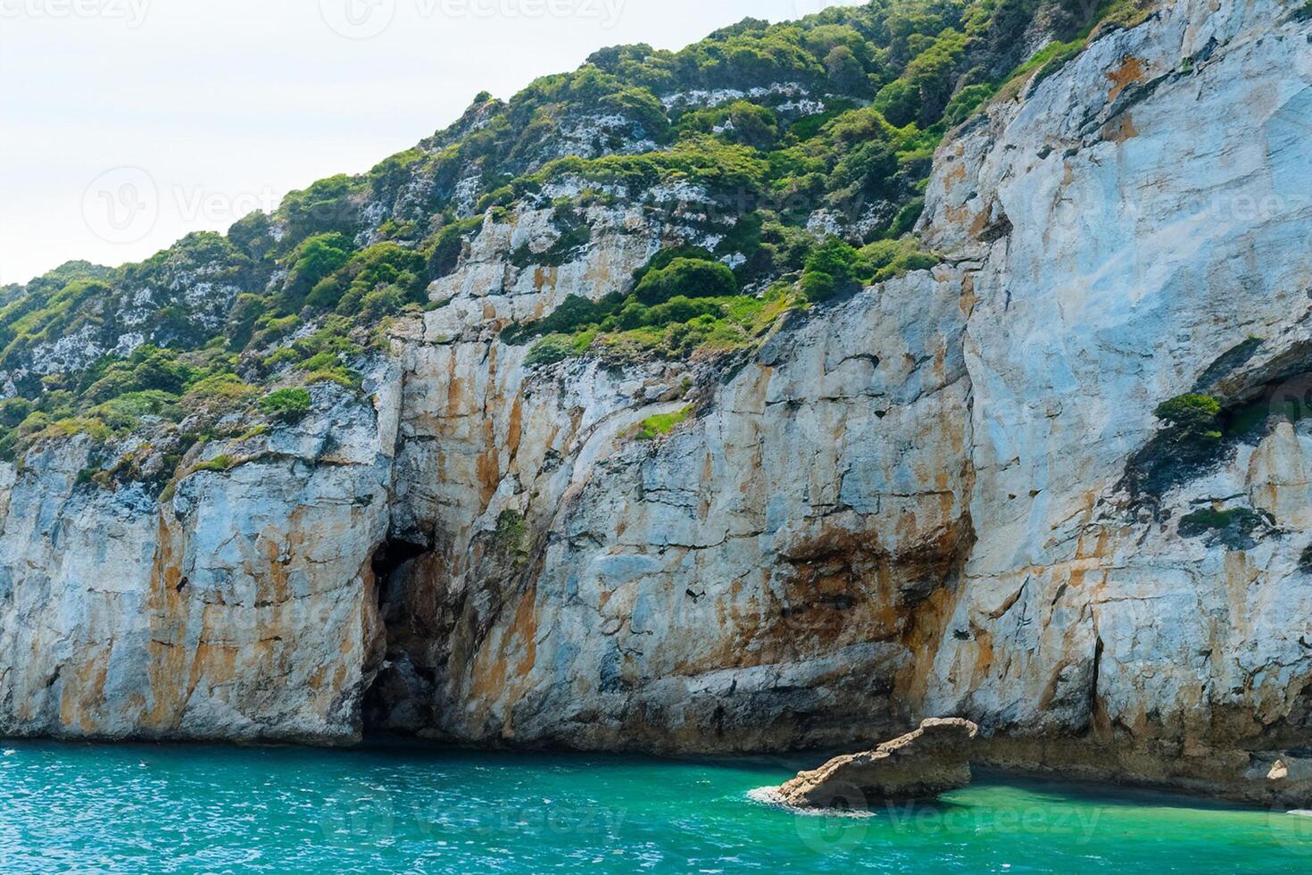 Majestic Seascapes Capturing the Grandeur of Beautiful Cliffs, Nature's Stunning Beauty in a Visual Spectacle of Coastal Majesty and Tranquil Serenity photo