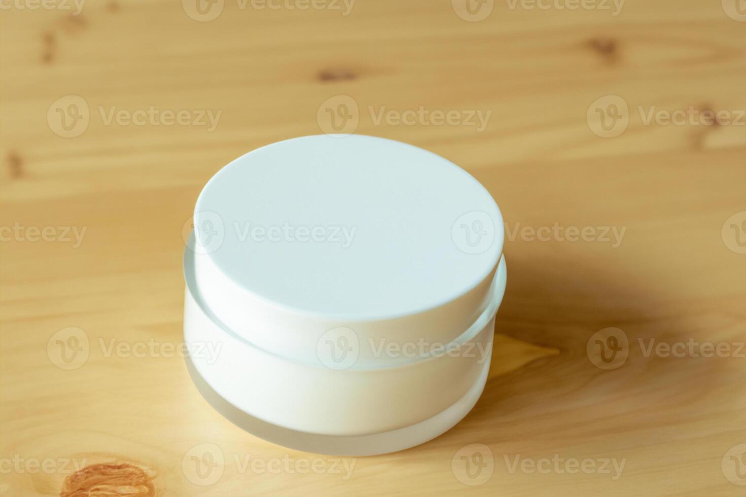 The beautiful mockup showcases good cosmetic packaging for cream containers, emphasizing future cosmetic innovations photo