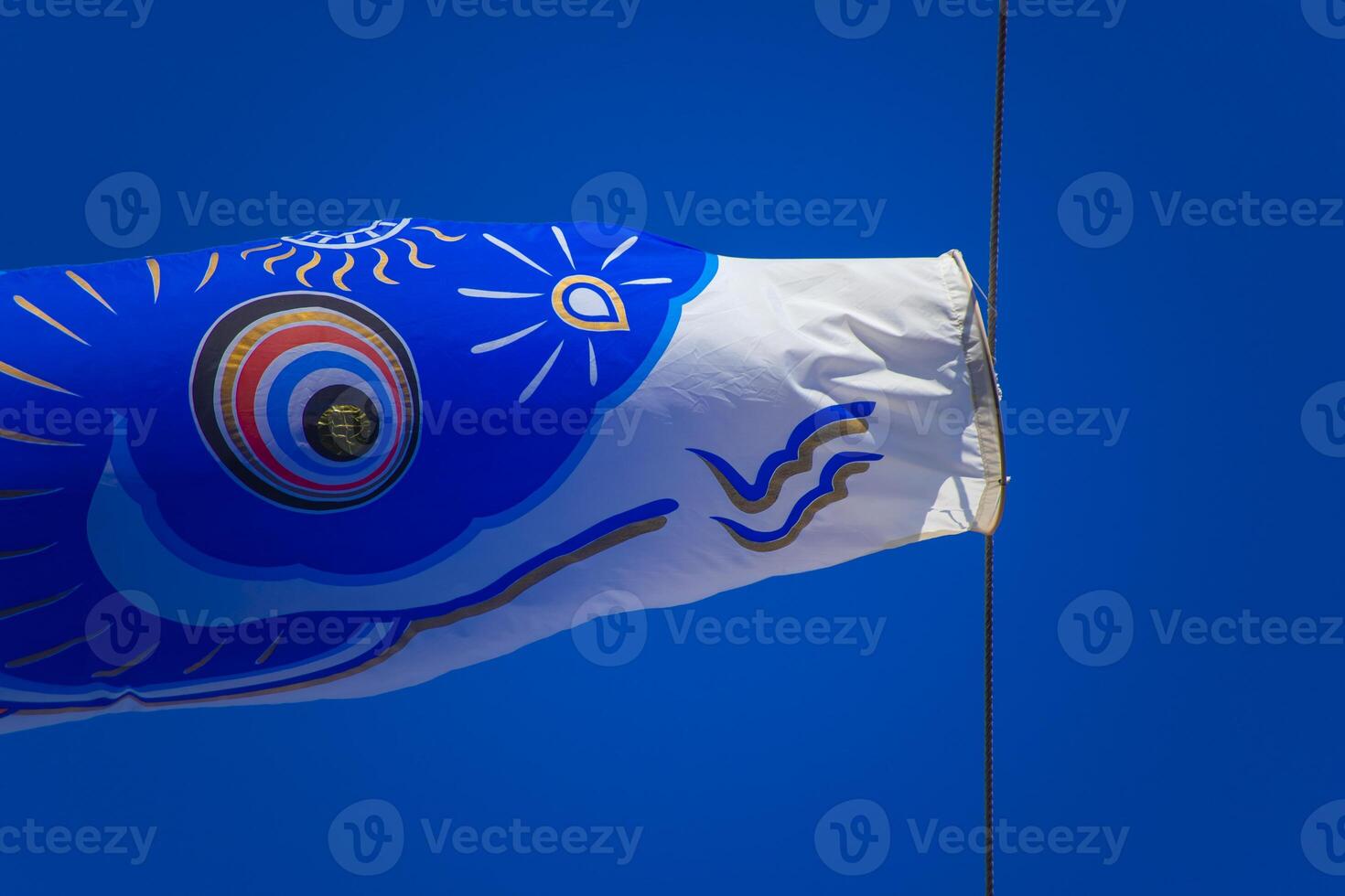 Carp streamer at the park in Tokyo daytime sunny photo