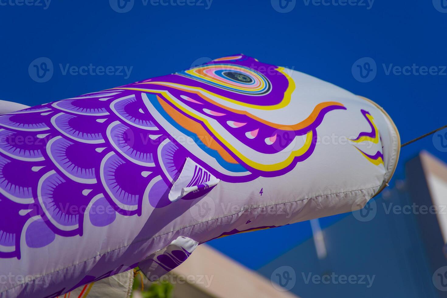 Carp streamer at the park in Tokyo daytime sunny photo
