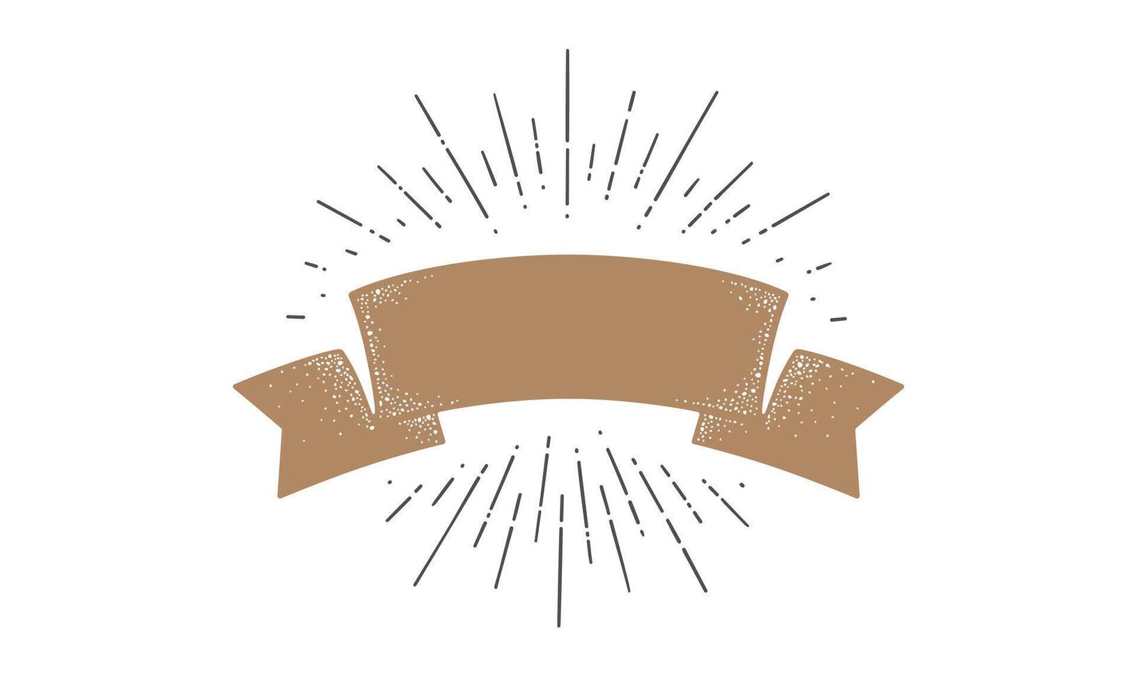 Flag. Old school flag banner template for text vector