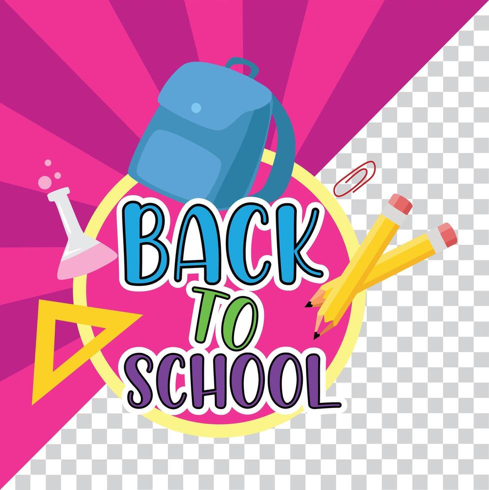 back to school 3d and banner design back to school and text effect Back To School 3d Traditional Cartoon school banner and golden 3d vector