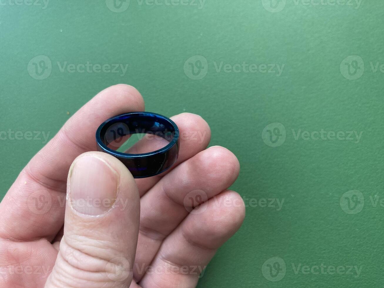 NFC ring sensor for storing and transmitting information photo