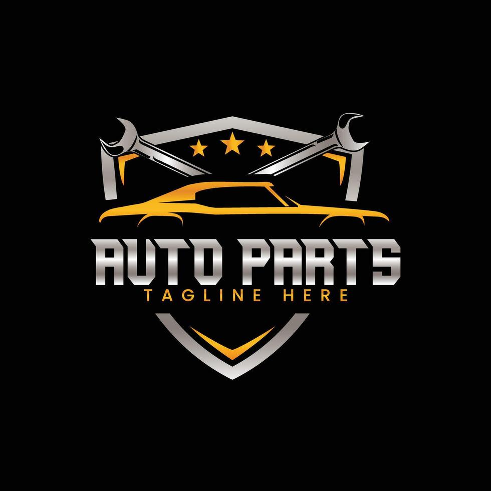 Auto parts logo vector
