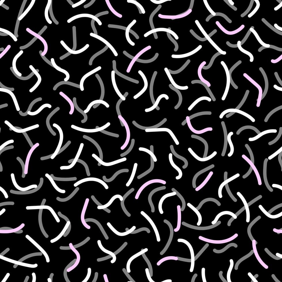 Seamless pattern with hand-drawn stripes. vector