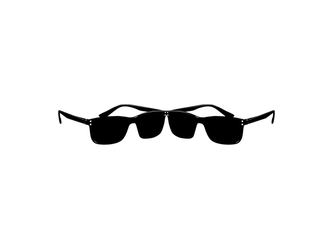 Sun Glasses Silhouette, Side View, Flat Style, can use for Pictogram, Logo Gram, Apps, Art Illustration, Template for Avatar Profile Image, Website, or Graphic Design Element vector