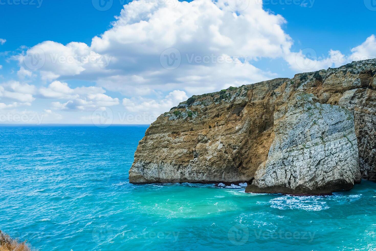 Majestic Seascapes Capturing the Grandeur of Beautiful Cliffs, Nature's Masterpiece of Coastal Majesty and Serene Beauty Unfolding in Breathtaking Views photo