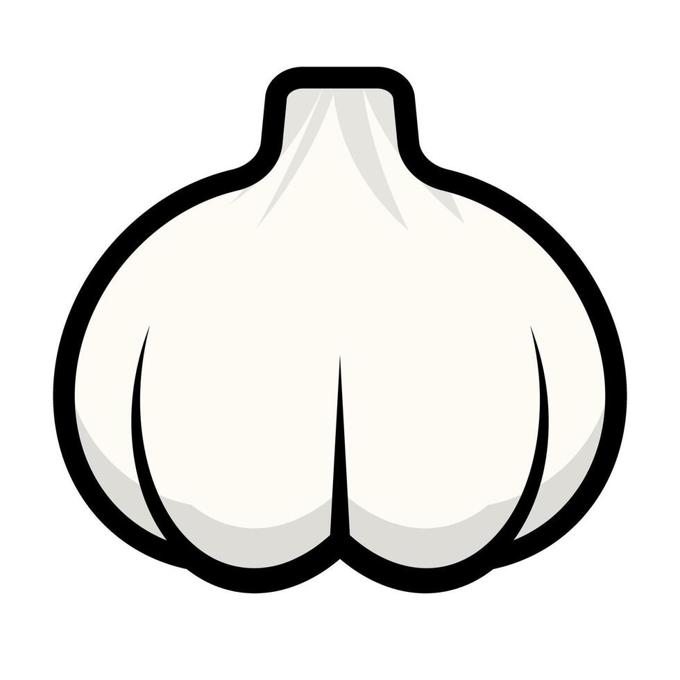Garlic icon. Vegetable icon. vector