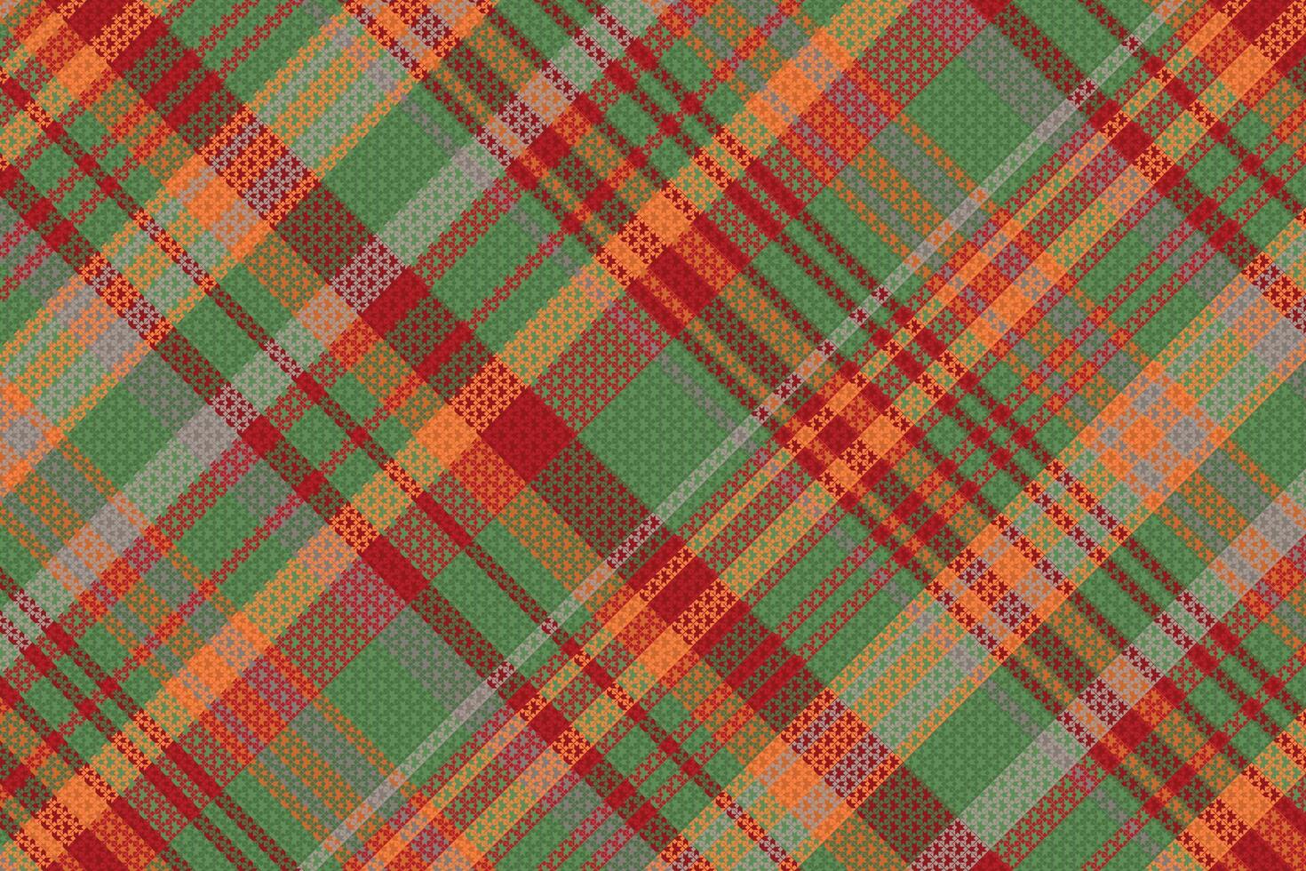 Tartan plaid pattern with texture. vector