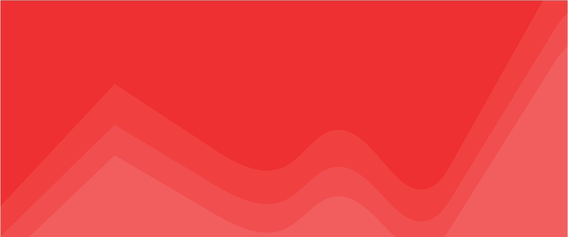 Red abstract background. Dynamic shapes composition vector