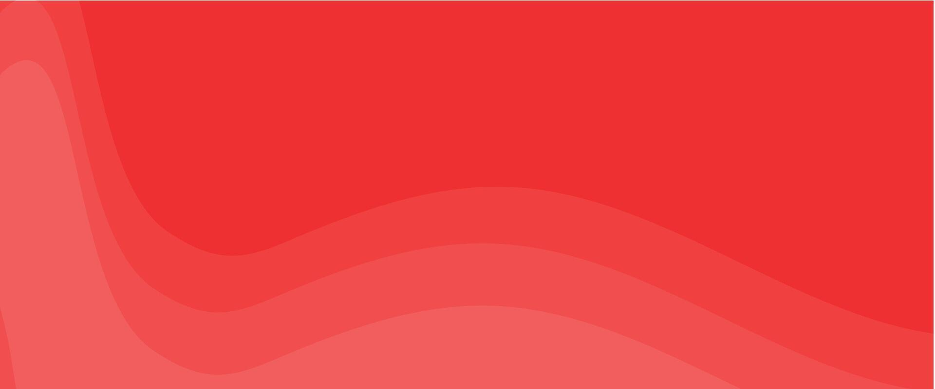 Red abstract background. Dynamic shapes composition vector