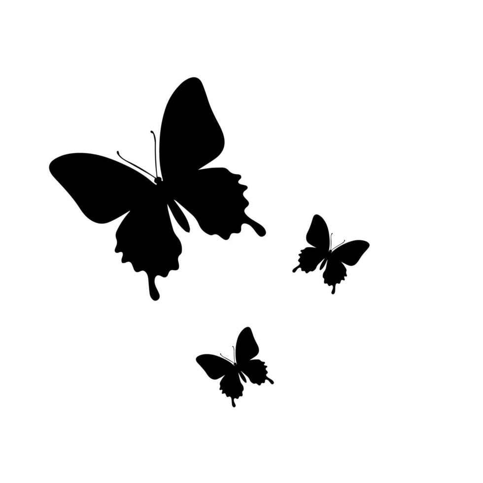 Beautiful Ornament Butterfly Decoration element Design vector