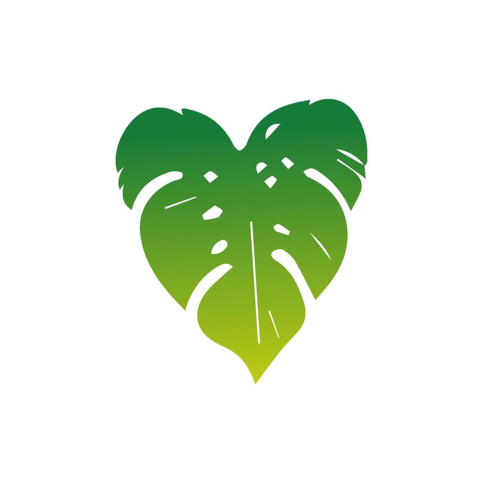 Green leaf icon. Elements design for natural, eco, vegan, bio labels vector