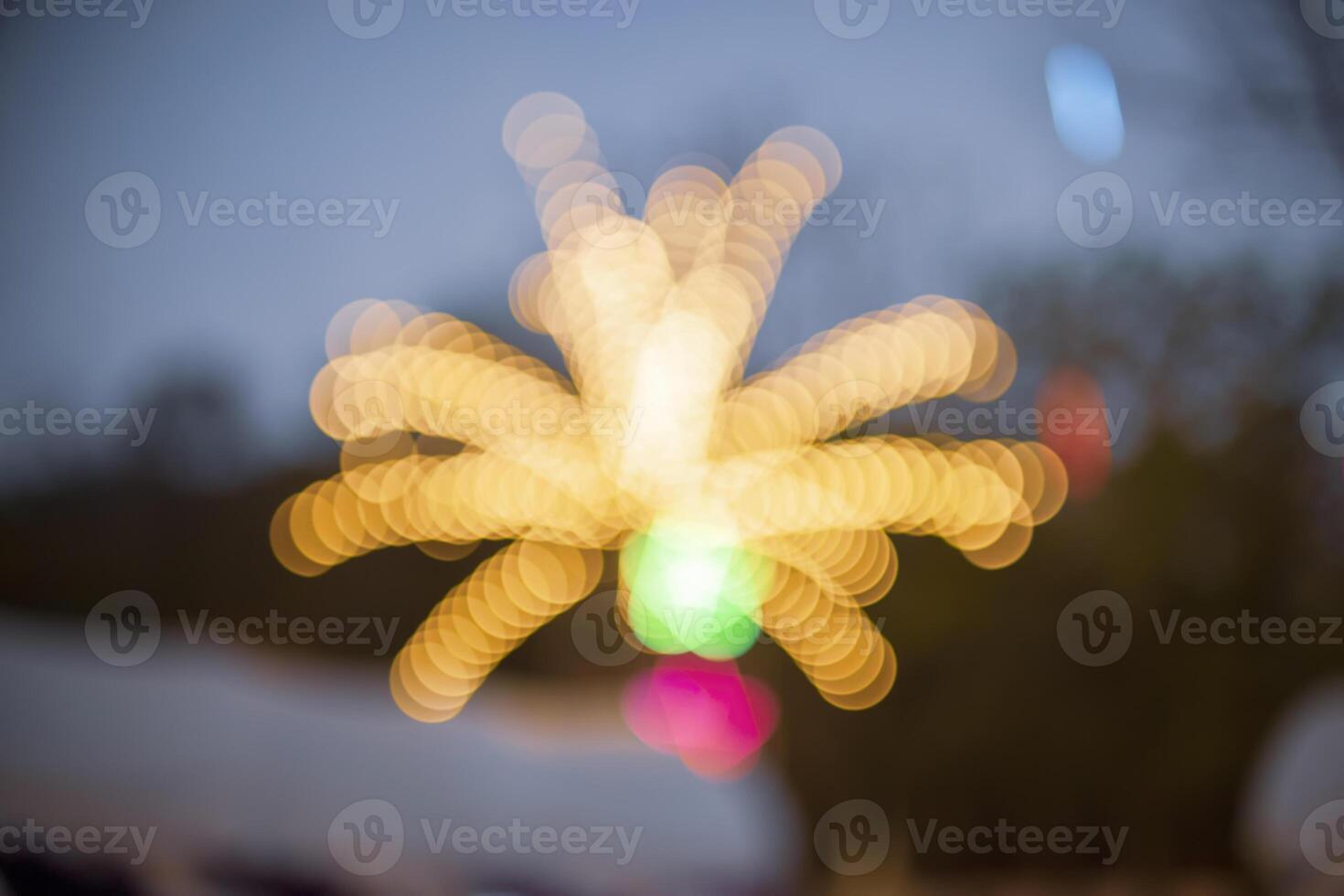 Abstract Blurred Lights photo