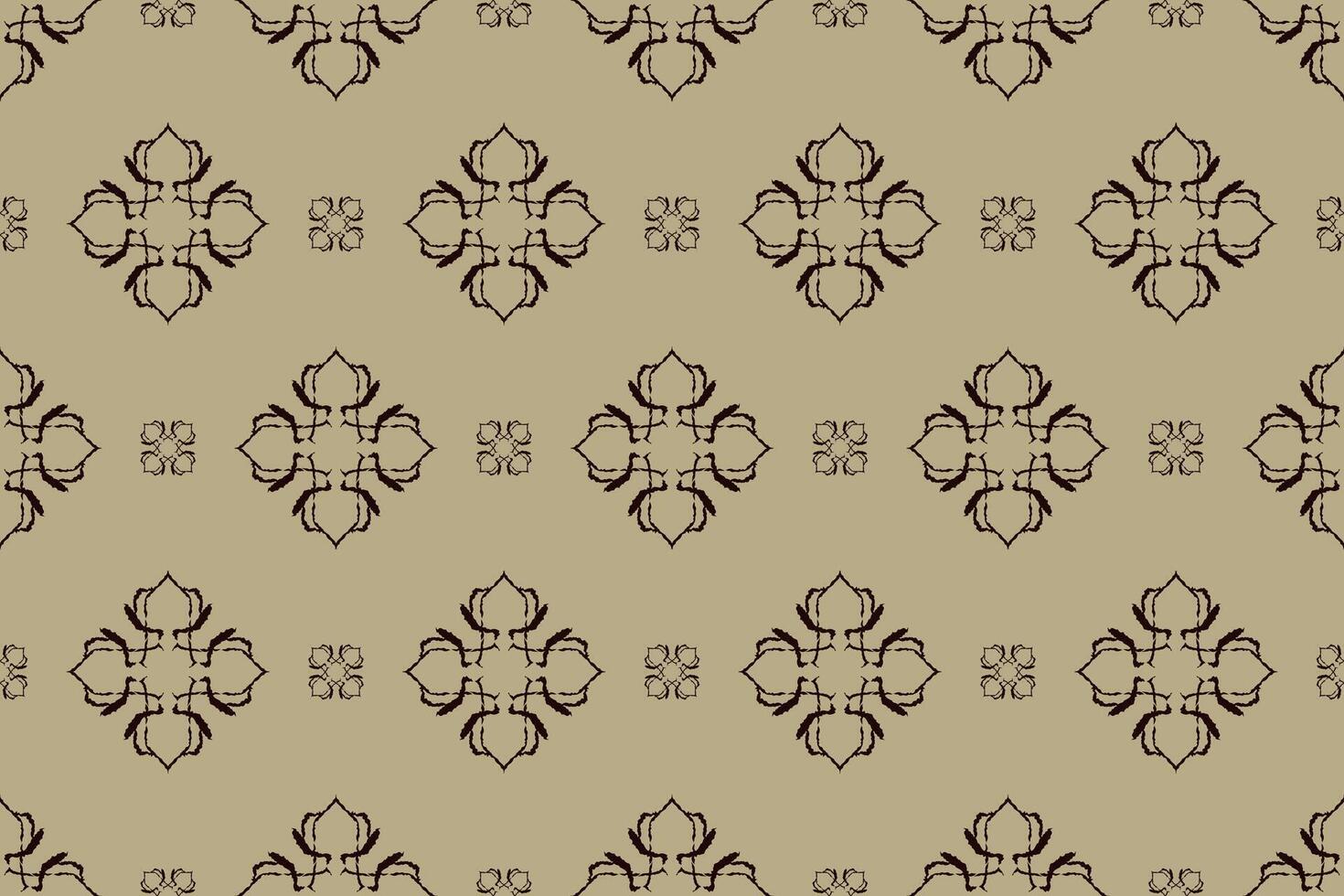 Ikat tribal Indian seamless pattern. Ethnic Aztec fabric carpet mandala ornament native boho chevron textile.Geometric African American oriental traditional illustrations. Embroidery style. vector