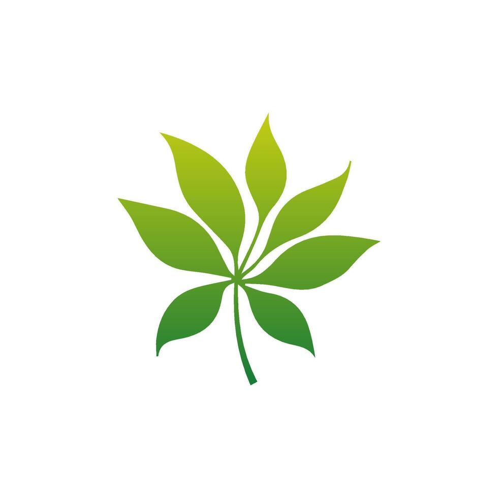 Green leaf icon. Elements design for natural, eco, vegan, bio labels vector
