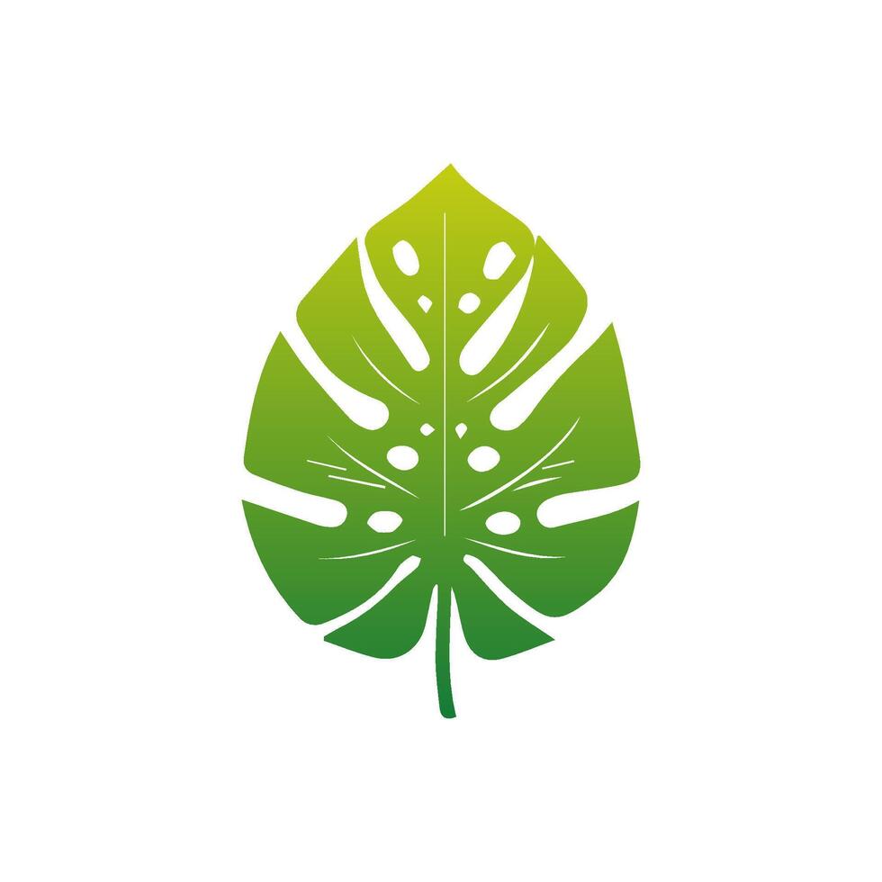 Green leaf icon. Elements design for natural, eco, vegan, bio labels vector
