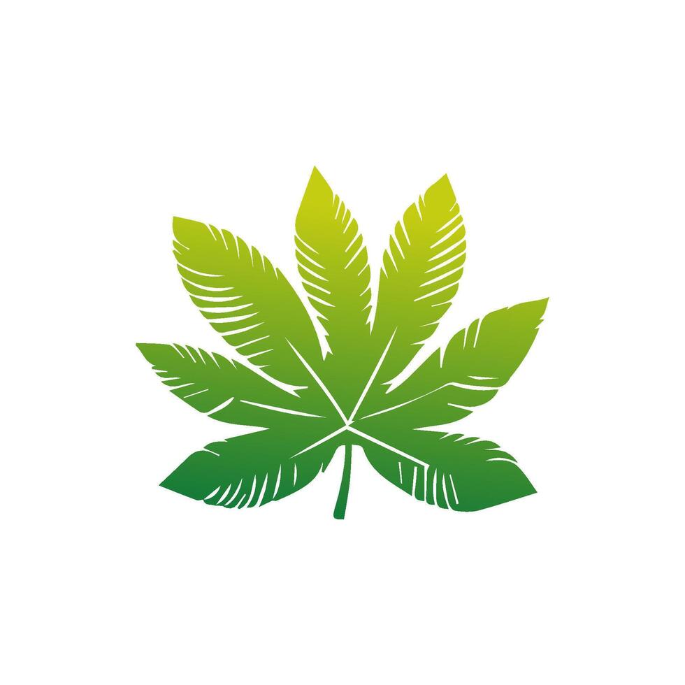 Green leaf icon green. Elements design for natural, eco, vegan, bio labels vector