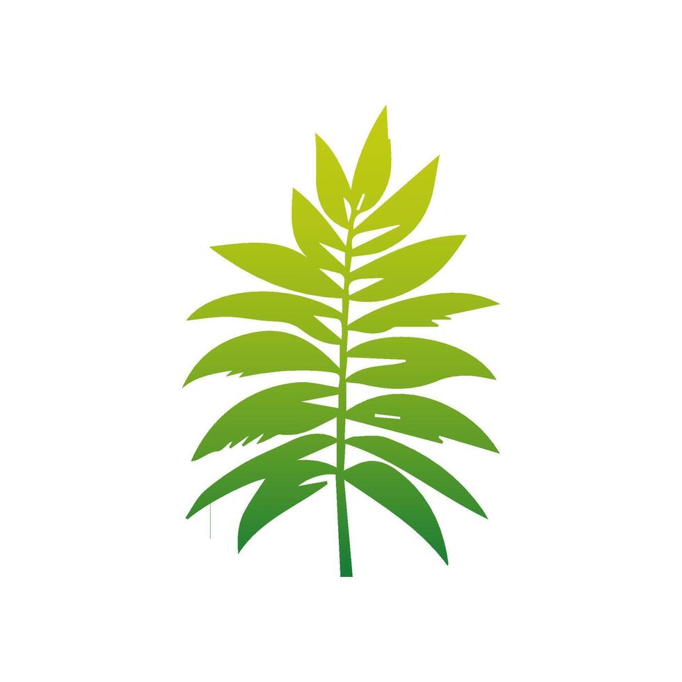 Green leaf icon. Elements design for natural, eco, vegan, bio labels vector