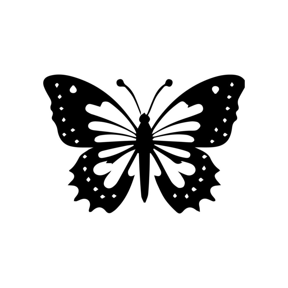 Beautiful Ornament Butterfly Decoration element Design vector