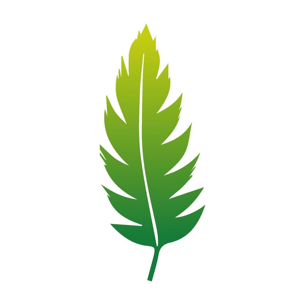 Green leaf icon. Elements design for natural, eco, vegan, bio labels vector